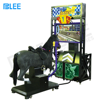 Prix d'usine Sports d'intérieur Machine de jeu de simulation d'équitation à jetons Équipement de course de chevaux pour parc d'attractions
