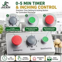 JC Hoge Kwaliteit Uienschilmachine 370W 220V Hoge Productiviteit voor Commerciële Keukens & Groente-/Fruitverwerkingsbedrijven