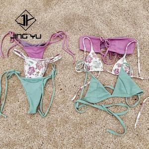 Maillots de bain tendance 2025, maillots de bain imprimés sur mesure, tissu de maillot de bain écologique, bikini de haute qualité, bikini deux pièces - Product Image 4