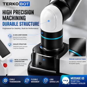 TERKOBOT E6 <span class=keywords><strong>Robot</strong></span> Collaborativo Mobile Composito con Navigazione Autonoma SLAM, Visione Artificiale e Piattaforma Flessibile per Formazione e Produzione - Product Image 4