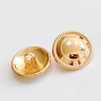 Boutons à tige en alliage de zinc de haute qualité, personnalisables, écologiques, plaqués, en forme de diamant, pour vêtements