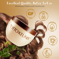Crème nourrissante pour cheveux au kératine biologique et à l'huile d'argan naturelle sans paraben, en gros, marque privée d'usine, OEM