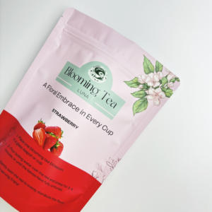 Bolsas reciclables impresas personalizadas a todo color con cremallera reutilizables para té, dulces, aperitivos y alimentos para mascotas, proveedor de EE. UU. - Product Image 5