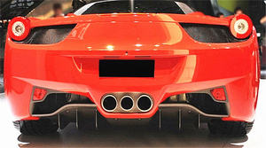 Karbon FIBER arka difüzör dudak <span class=keywords><strong>FERRARI</strong></span> 458 ITALIA ve örümcek - Product Image 2