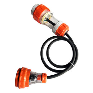 أستراليا سا معيار أسود أحمر تمديد الرصاص في الهواء الطلق مع قابس ومقبس سلك الطاقة للاستخدام في الهواء الطلق - Product Image 3