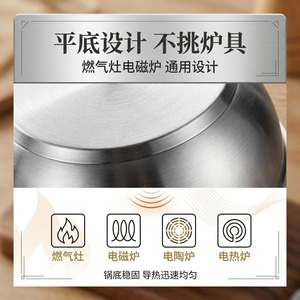 Hiroaki Pure Titanium Mini Milk Pot 24cm28cm Non Stick Household Soup Pot Instant Noodle Cooker - Product Image 5