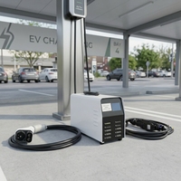 Station de recharge portable CCS2 DC pour véhicules électriques 3,5 kW, chargeur rapide domestique pour véhicules électriques, type 2 CCS pour véhicules électriques européens