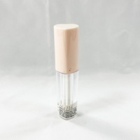 Tubes de rouge à lèvres liquides en plastique vides, forme cœur, emballages mignons pour gloss à lèvres, capacité de 2,3 ml, couleur personnalisée, OEM/ODM