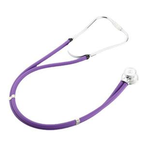 Stéthoscope double tête argenté KT-102A, instrument médical multifonctionnel transfrontalier avec crochet d'oreille de classe II - Product Image 3