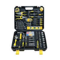 119 Kits d'outils manuels en acier au chrome-vanadium, durables et faciles à utiliser, kits de bricolage avec embouts de 1/4 pour la réparation à domicile et l'assemblage de meubles