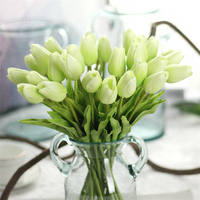 Tulipes artificielles miniatures réalistes en PU, faites à la main aux Pays-Bas, très demandées pour les mariages