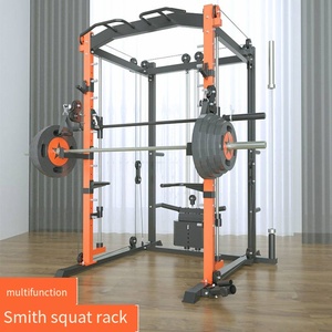 Máquina Smith Multifuncional Comercial, Equipo <span class=keywords><strong>de</strong></span> Gimnasio, Entrenador <span class=keywords><strong>de</strong></span> Fitness para el Hogar, Soporte para Sentadillas - Product Image 2