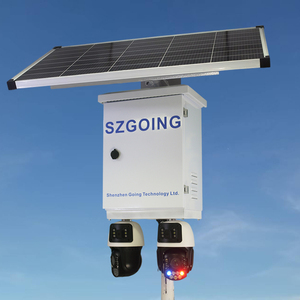 Caméra de sécurité dôme sans fil SZGOING 4 canaux PTZ extérieure Full HD double objectif 6MP 4G WiFi alimentée par panneau solaire - Product Image 1