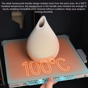 Plaque de construction Panda bleu glacier 350*350mm tôle d'acier magnétique double face PEI pour imprimante 3D Bambu Lab CR-10 <span class=keywords><strong>Sidewinder</strong></span> X1 <span class=keywords><strong>X2</strong></span> - Product Image 5