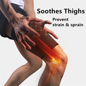 Manchons de compression <span class=keywords><strong>pour</strong></span> cuisse Manchons de jambe supérieure <span class=keywords><strong>pour</strong></span> soutien quadruple et ischio-jambiers - Product Image 4