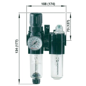 Filtre-régulateur-lubrificateur de la série BL49 BL72 - Product Image 3