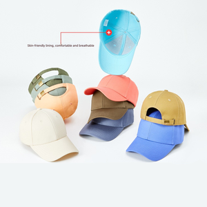 Casquette de baseball sportive personnalisable <span class=keywords><strong>à</strong></span> bord large de 19 cm, couleur unie, haute qualité, pour têtes grandes, collection Printemps-Été - Product Image 2