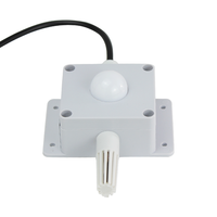 Sensor Integrado de Temperatura y Humedad Ecosentec Light RS485 Modbus 3 en 1, Transmisor de Ambiente con Lux, Temperatura y Humedad