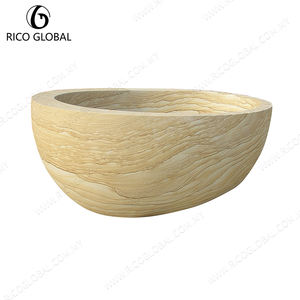 Option baignoire confortable baignoires en pierre solide grès minimaliste - Product Image 1