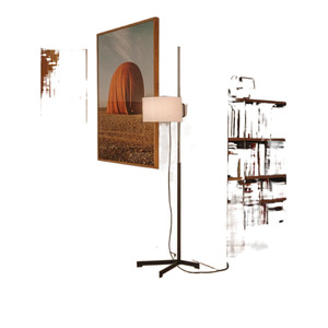 Minimalist Modern Floor Lamp Led <b>Light</b> Home Living Room Study Bedroom Lamp With Switch Control 3 5m Irradiation Area - Product Image 4