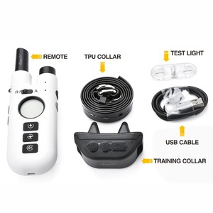 JiaBei 800m <b>Remote</b> Control Dog Training Collar With <b>Vibration</b> Electric Shock Beep Modes Rechargeable Bark Control For Dogs - Product Image 5