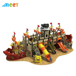 معدات ترفيهية بتصميم سفينة قراصنة MT-HDD004، زحليقة آمنة للأطفال مصممة باحترافية، ملعب خارجي - Product Image 2