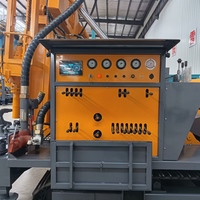 Foreuse rotative sur chenilles pour puits d'eau, profondeur max. 800m, moteur diesel, pompe, garantie 1 an, diamètre de forage 140-400mm