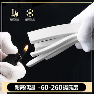 Silicone Foam Strips Coil 10mm Width High Temperature Resistant Sealing For Mechanical Cabinet Doors And Windows - Product Image 4