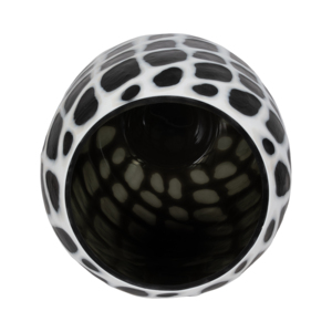 Vaso in Vetro Decorato, Arredamento Moderno per la Casa, Vaso Lucido per Fiori da Soggiorno - Product Image 5