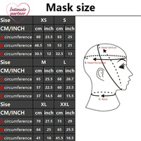 Masque en latex rose pour Halloween, avec ouverture pour les yeux et la bouche, fermeture éclair au dos, pour femmes, style clubwear.