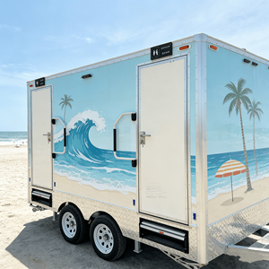 ห้องน้ำเคลื่อนที่แบบพ่วงท้ายรถทำจากไฟเบอร์กลาสสุดหรูจากจีนให้เช่า - Product Image 5