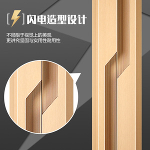 Concealed Wardrobe <b>Door</b> Handle Aluminum Alloy Minimalist Design Lightning Shape Easy Installation For Wardrobe - Product Image 2