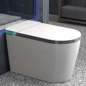 Ensemble Abattant <span class=keywords><strong>de</strong></span> Toilettes Chauffant Intelligent avec Capteur, Toilettes <span class=keywords><strong>de</strong></span> Luxe en <span class=keywords><strong>Céramique</strong></span> à Siphon en S, Lavabo Rond et Toilettes Portables <span class=keywords><strong>de</strong></span> Luxe - Product Image 3