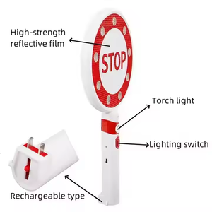Signalisation de stationnement de <span class=keywords><strong>voiture</strong></span> portable, panneau LED clignotant <span class=keywords><strong>avec</strong></span> flèche verte, signalisation Stop Go - Product Image 5