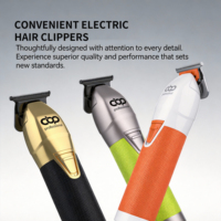 Tondeuse à cheveux professionnelle avec écran LCD, sans fil, pour homme, ensemble de toilettage 2 pièces pour hommes, salon de coiffure
