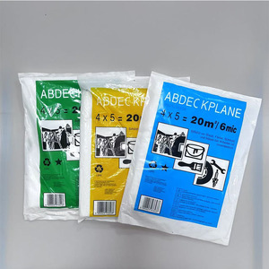 Láminas de Plástico para Pintar, Tela Transparente Impermeable y Antipolvo para Cubrir Muebles, Lonas de 10 x 13 Pies - Product Image 1