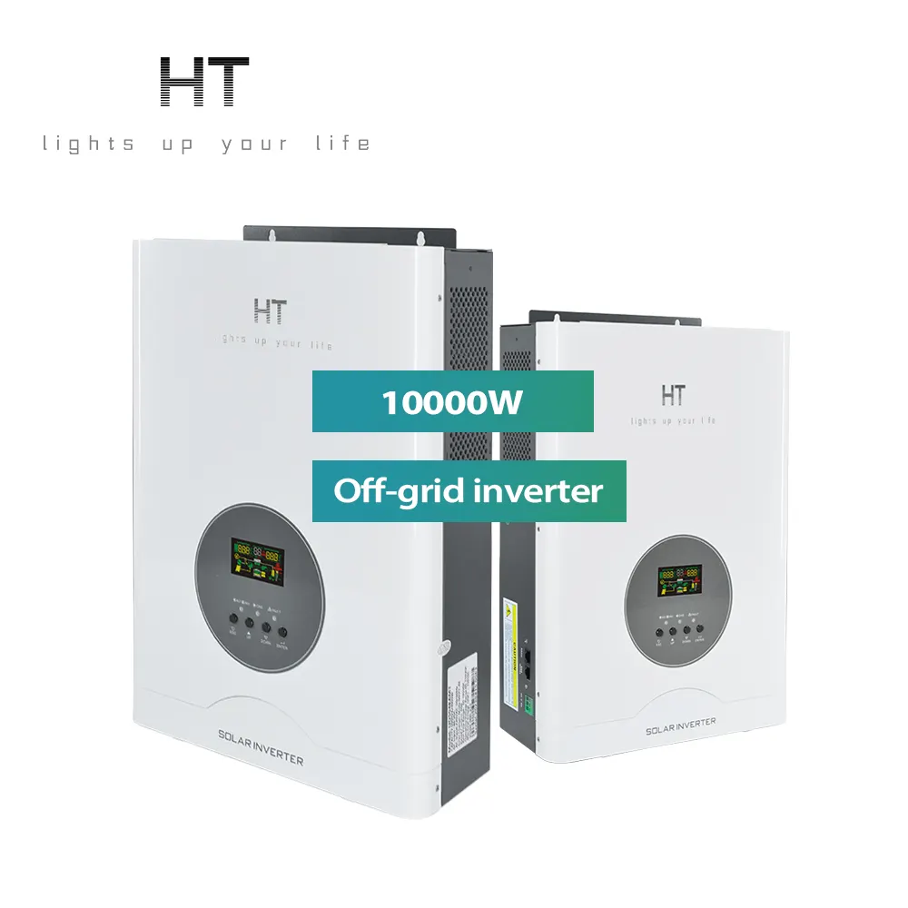 HT Top ranking 5kw 6kw 8KW 10KW solare inverter wifi single phase 10kva with mppt solar inverter cheap price wholesale in stocks