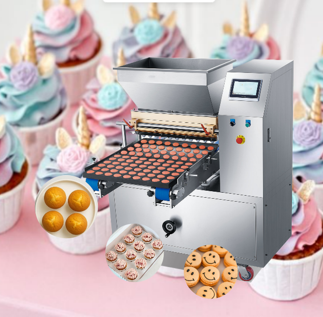 Full Automatic Cake Depositor Machine Labor-Saving Bakery Maker with Milk and Water 304 Stainless Steel