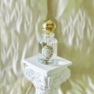 कस्टम लोगो मोटी स्पष्ट ग्लास गोल आकार 30 मिली 50 मिली 50 मिलीलीटर इत्र कांच की बोतल सोने की टोपी - Product Image 2