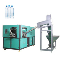 Machine de moulage par soufflage de bouteilles d'eau en plastique pour animaux de compagnie semi-automatique Mg 880 de 5 litres