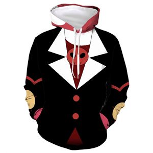 เสื้อฮู้ดคอสเพลย์ลายการ์ตูน Hazbin Hotel แบบใหม่ ขายส่ง สำหรับผู้ชาย ผู้หญิง และเด็ก ฤดูใบไม้ผลิ รับประกันการค้า ไซส์ใหญ่ - Product Image 3