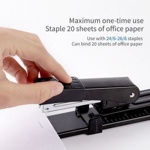 <span class=keywords><strong>Agrafeuse</strong></span> électrique mini en plastique à bras <span class=keywords><strong>long</strong></span> pour reliure centrale, machine à relier le papier A3 par agrafage à cheval - Product Image 4