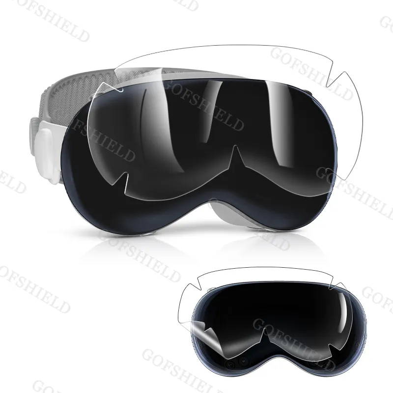 Vollverschutz 3D gekrümmter Anti-Kratz-VR-Objektiv Bildschirmschutzfolie Selbstreparatur TPU-Hydrogel-Bildschirmschutzfolie für Vision Pro