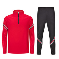 Survêtement demi-fermeture éclair bon marché, veste de Football, de course, d'entraînement, de Jogging, de sport pour hommes