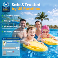 Eahora C3 Planche de natation électrique avec pistolet à eau, moteur 250W haute vitesse, planche de surf flottante motorisée pour le plaisir en piscine
