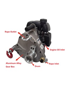 <span class=keywords><strong>Cabrestante</strong></span> Portátil de Gasolina PCW-5000, Fuerza de Tracción de 1000 kg para Elevación en Construcción <span class=keywords><strong>Forestal</strong></span> - Product Image 4