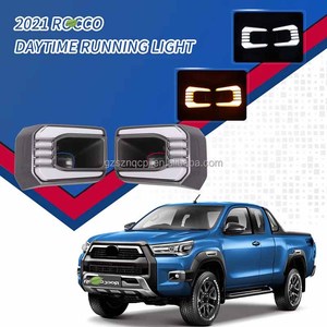 Luz Antiniebla LED Secuencial con Intermitentes DRL para Toyota Hilux <span class=keywords><strong>2021</strong></span>-2024, Accesorios Exteriores para Modificación de Carrocería - Product Image 4