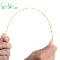 Bâtonnets de brochettes de 40 cm en bambou pour barbecue, sac à outils pour hot-dog d'extérieur emballé pour le nettoyage