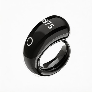 แหวนสมาร์ททัสบีฮ์ ตัวนับจำนวนการละหมาดสำหรับชาวมุสลิม แบตเตอรี่ 40mAh ชาร์จไร้สาย กันน้ำ เตือนเวลาละหมาด <span class=keywords><strong>5</strong></span> เวลา เชื่อมต่อแอปพลิเคชัน ซิกร์ ดิจิทัล - Product Image 1