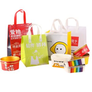 กระเป๋าเก็บความเย็นแบบไม่ทอเคลือบอลูมิเนียมฟอยล์ สำหรับใส่เครื่องดื่มร้อนเย็น อาหาร กาแฟ บริการเดลิเวอรี่ กันน้ำ เก็บอุณหภูมิได้ เหมาะสำหรับร้านอาหารและบริการซื้อกลับบ้าน - Product Image 5